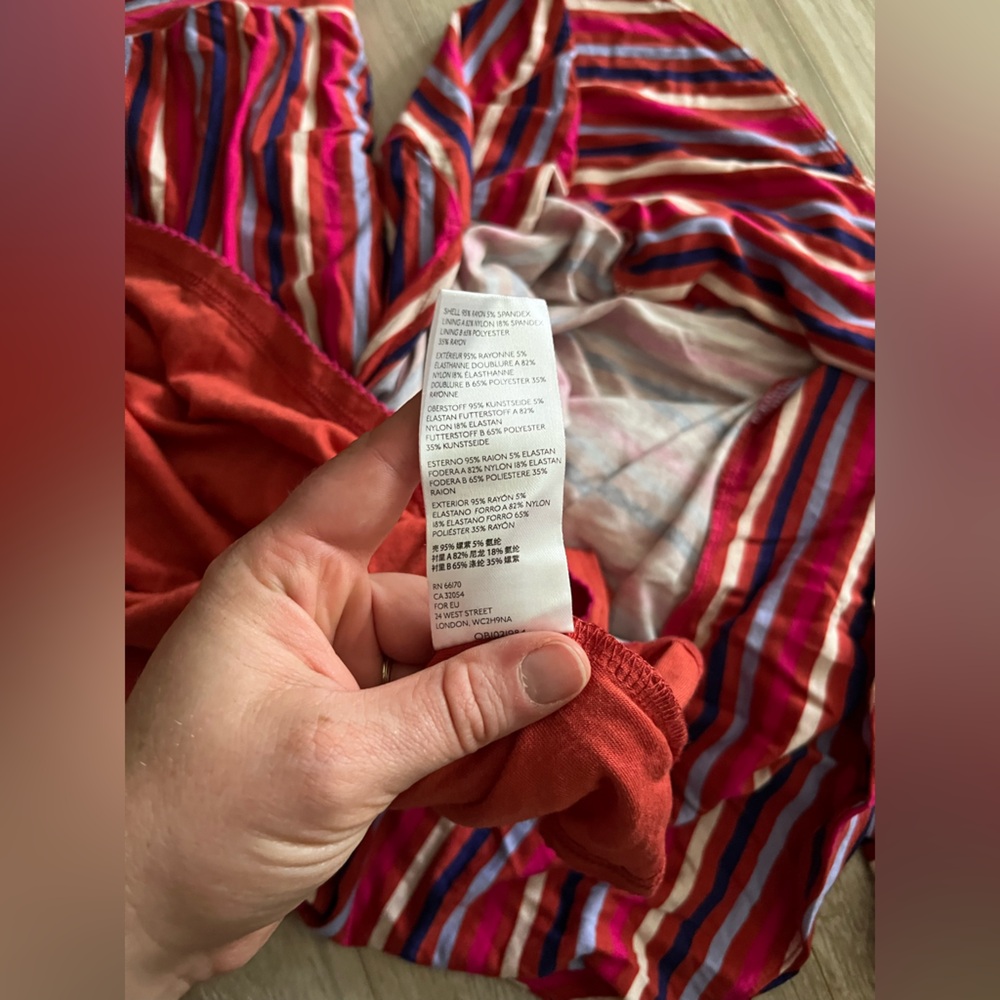 NWT Anthropologie Maeve Women’s  Gabriela Striped Maxi Ruffle Dress - Medium - Picture 9 of 10